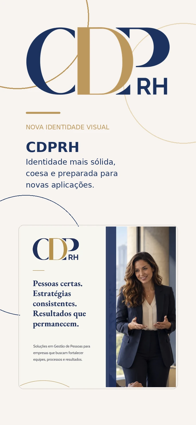 Prévia do projeto de identidade visual da CDPRH